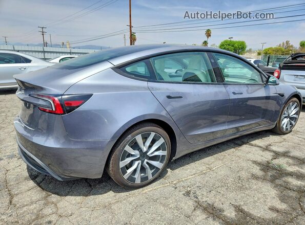 5YJ3E1EA0SF041609 2025 TESLA MODEL Gray Tył prawy