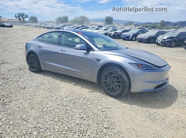 5YJ3E1EA0SF077834 2025 TESLA MODEL Gray წინა მარჯვენა