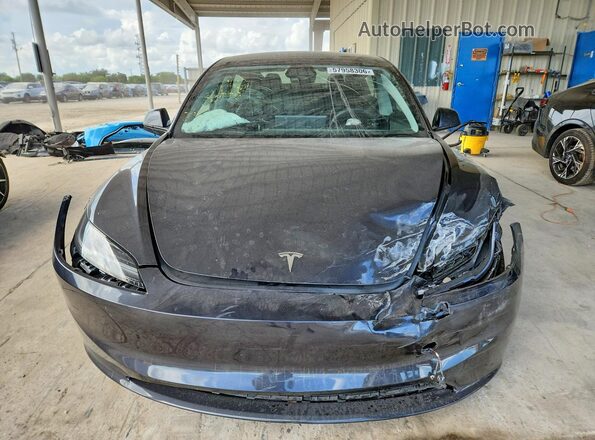 5YJ3E1EA0SF933889 2025 TESLA MODEL Gray Front view