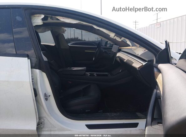 5YJ3E1EA1NF160581 2022 TESLA MODEL 3 White Widok wnętrza z przodu