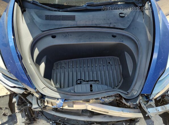 5YJ3E1EA1NF372252 2022 TESLA MODEL Blue 