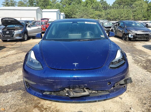 5YJ3E1EA1PF446675 2023 TESLA MODEL Blue Vista frontal