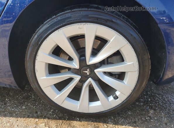 5YJ3E1EA1PF446675 2023 TESLA MODEL Blue 