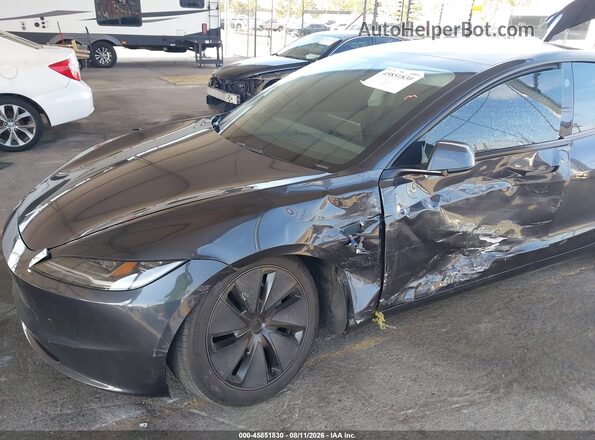 5YJ3E1EA1SF050464 2025 TESLA MODEL 3 Gray Դիմացի տեսք