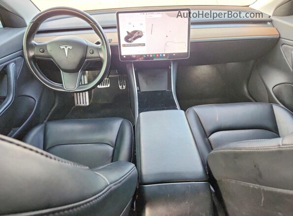 5YJ3E1EA2JF172376 2018 TESLA MODEL Black Dashboard view