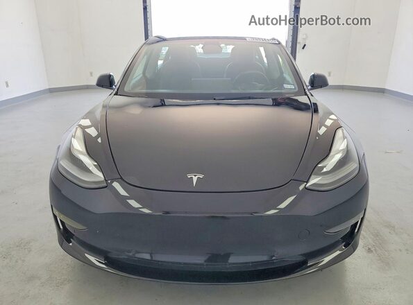 5YJ3E1EA2NF187580 2022 TESLA MODEL Black Դիմացի տեսք