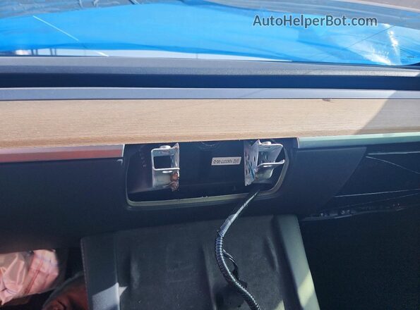 5YJ3E1EA2NF187675 2022 TESLA MODEL Черный Вид щитка приборов