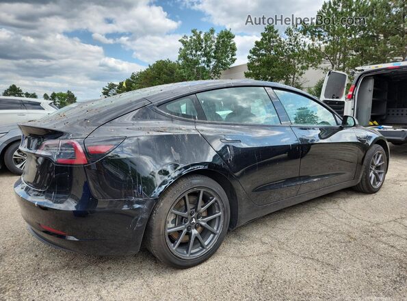 5YJ3E1EA2NF287551 2022 TESLA MODEL Black 
