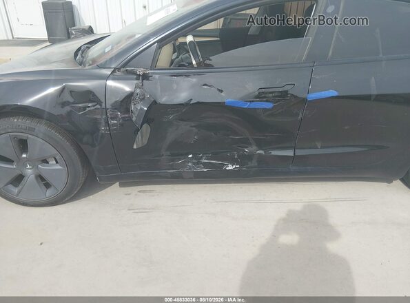 5YJ3E1EA2PF471066 2023 TESLA MODEL 3 Черный Вид спереди