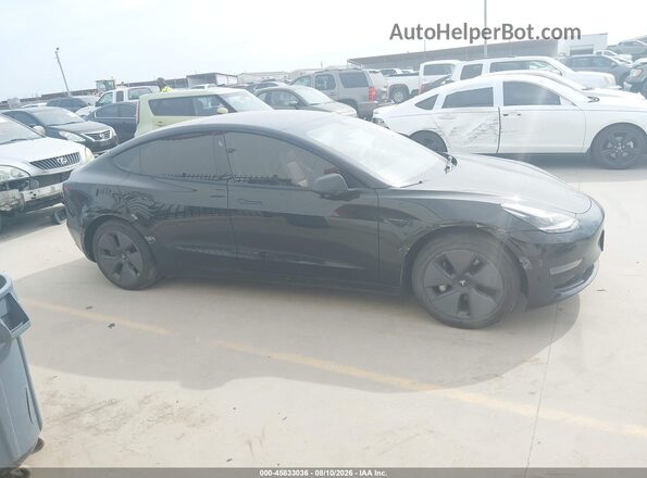 5YJ3E1EA2PF471066 2023 TESLA MODEL 3 Черный Вид задней части салона