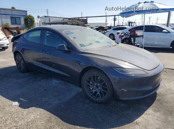 5YJ3E1EA2RF726169 2024 TESLA MODEL Gray Front right