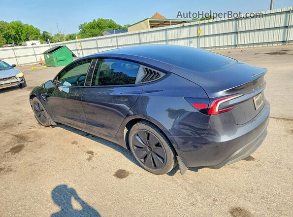 5YJ3E1EA2RF829706 2024 TESLA MODEL Gray Задня ліва чверть
