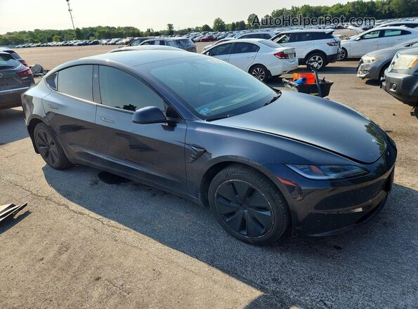 5YJ3E1EA2RF829706 2024 TESLA MODEL Gray Передня права чверть
