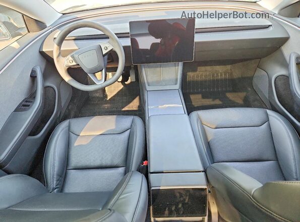 5YJ3E1EA2RF829706 2024 TESLA MODEL Gray Вид панелі приладів