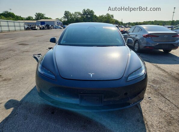 5YJ3E1EA2RF829706 2024 TESLA MODEL Gray Вид спереду