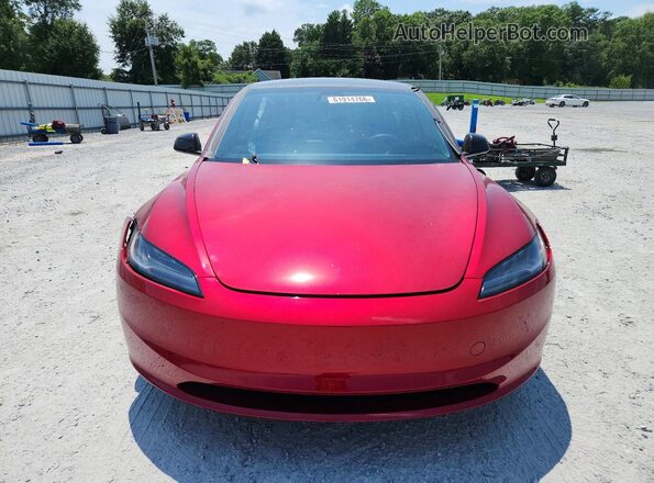 5YJ3E1EA2RF844867 2024 TESLA MODEL Red Widok z przodu