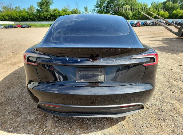 5YJ3E1EA2SF041515 2025 TESLA MODEL Black Հետևի տեսք