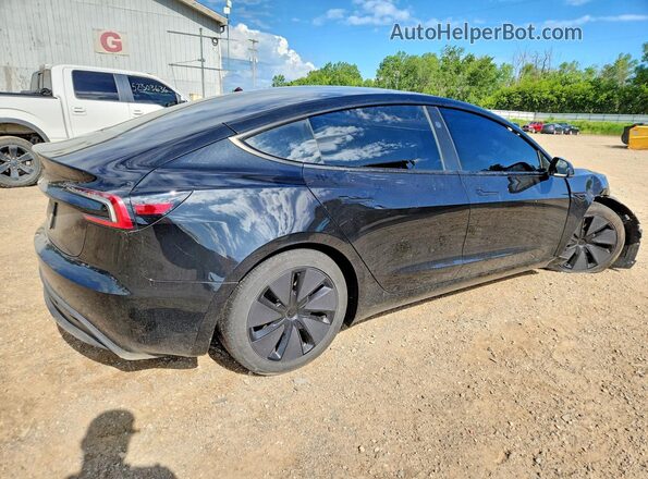 5YJ3E1EA2SF041515 2025 TESLA MODEL Black Հետևի աջ