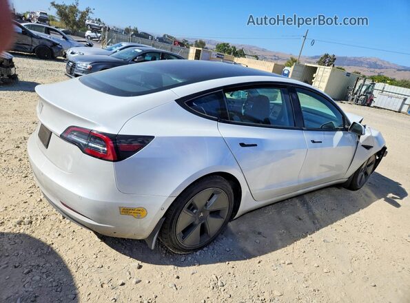 5YJ3E1EA3MF074798 2021 TESLA MODEL White უკანა მარჯვენა