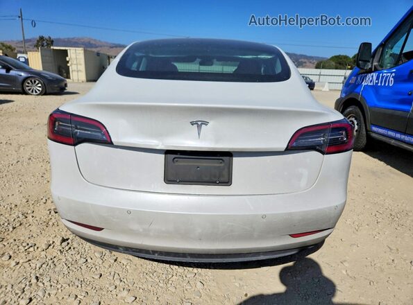 5YJ3E1EA3MF074798 2021 TESLA MODEL White უკანა ხედი