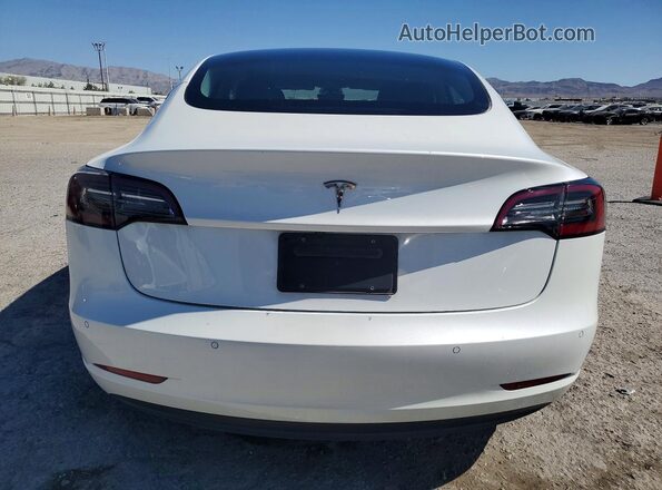 5YJ3E1EA3NF113455 2022 TESLA MODEL White Հետևի տեսք
