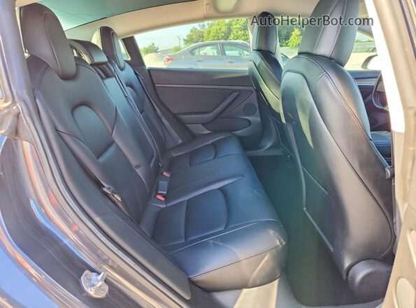 5YJ3E1EA3NF167967 2022 TESLA MODEL Charcoal Вид задніх сидінь