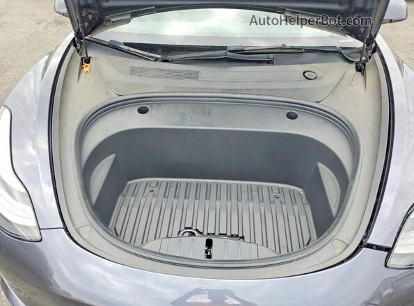 5YJ3E1EA3NF233675 2022 TESLA MODEL Charcoal Սալոնի հետևի տեսք