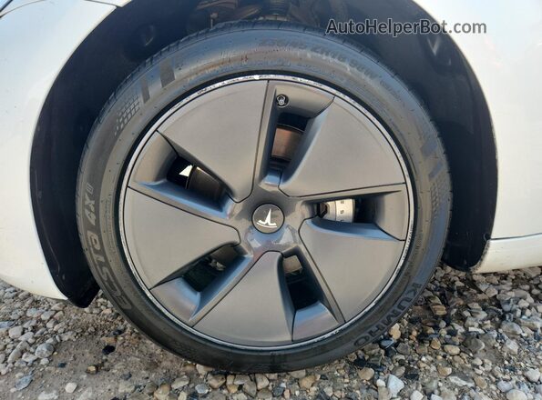 5YJ3E1EA3PF456687 2023 TESLA MODEL Белый Панорамный вид салона 360°