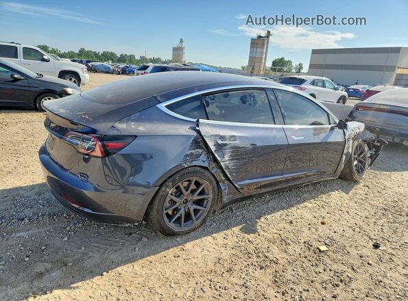 5YJ3E1EA4JF022012 2018 TESLA MODEL Gray Trasero derecho