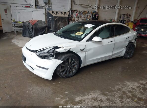 5YJ3E1EA4JF169463 2018 TESLA MODEL 3 White წინა მარცხენა ხედი სამი მეოთხედიდან