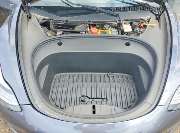 5YJ3E1EA4MF095465 2021 TESLA MODEL Серый Вид задней части салона