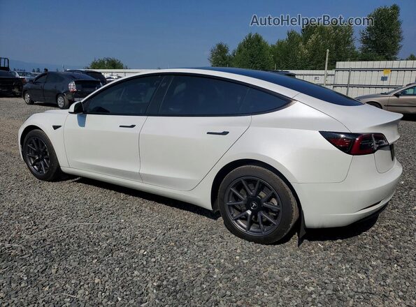 5YJ3E1EA4PF577969 2023 TESLA MODEL White უკანა მარცხენა