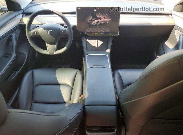 5YJ3E1EA4PF577969 2023 TESLA MODEL White წინა პანელის ხედი