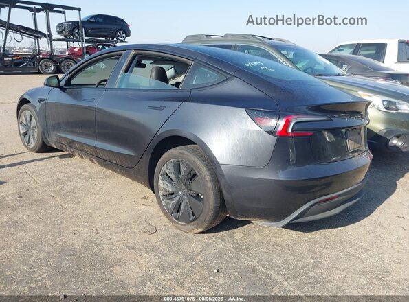 5YJ3E1EA4SF049972 2025 TESLA MODEL 3 Black უკანა მარცხენა