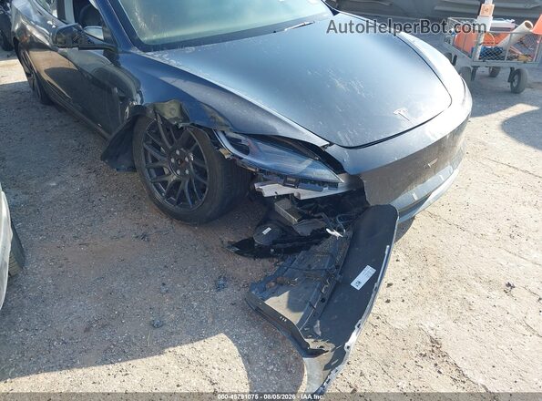 5YJ3E1EA4SF049972 2025 TESLA MODEL 3 Black წინა ხედი