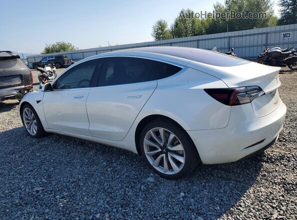 5YJ3E1EA5JF013822 2018 TESLA MODEL White Rear left