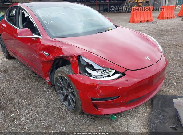 5YJ3E1EA5JF022472 2018 TESLA MODEL 3 Красный Вид спереди