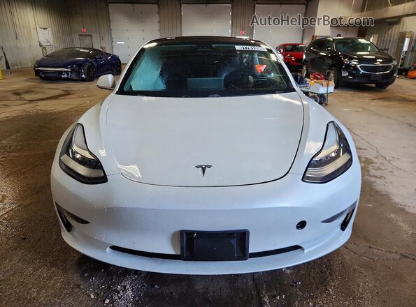 5YJ3E1EA5LF660286 2020 TESLA MODEL White Вид спереду