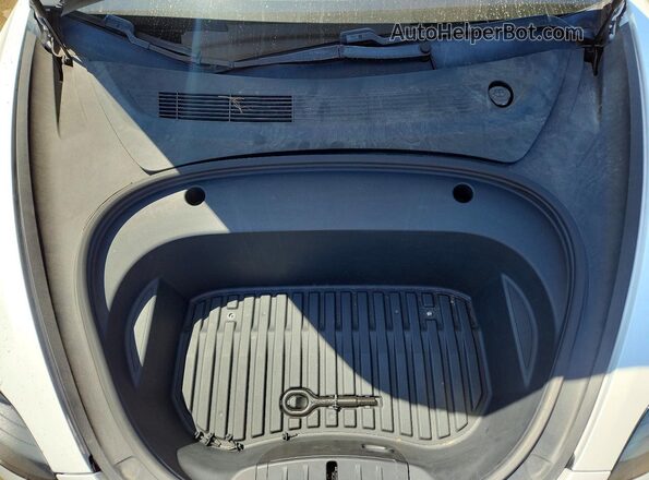 5YJ3E1EA5MF976286 2021 TESLA MODEL Белый Вид задней части салона