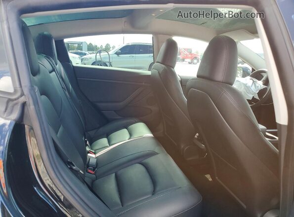 5YJ3E1EA5PF645602 2023 TESLA MODEL Черный Вид задних сидений