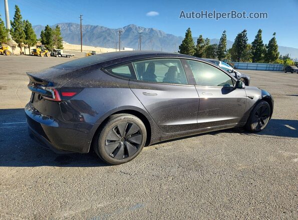 5YJ3E1EA5RF743418 2024 TESLA MODEL Gray Հետևի աջ