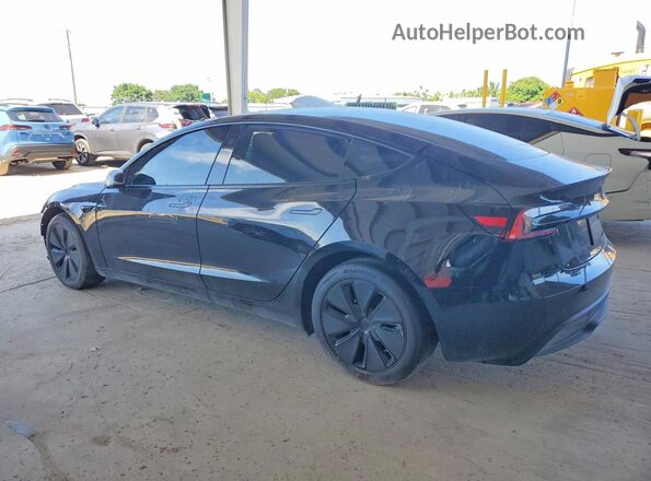 5YJ3E1EA5RF856138 2024 TESLA MODEL Black Задня ліва чверть