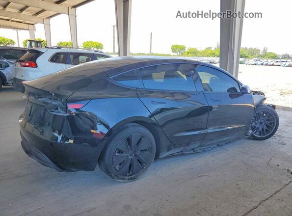 5YJ3E1EA5RF856138 2024 TESLA MODEL Black Задня права чверть