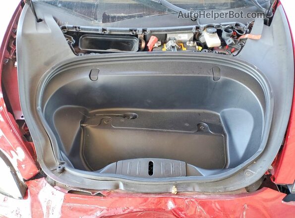 5YJ3E1EA6KF308803 2019 TESLA MODEL Red Вид задньої частини салону