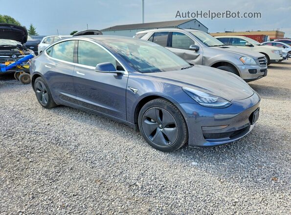 5YJ3E1EA6LF786205 2020 TESLA MODEL Серый Передняя правая четверть