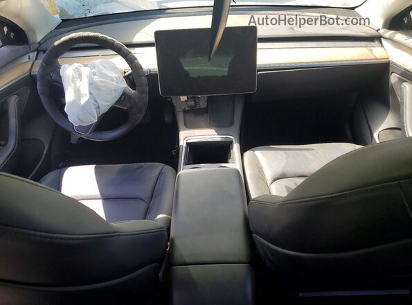 5YJ3E1EA6NF242550 2022 TESLA MODEL White Dashboard view