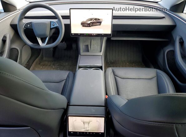 5YJ3E1EA6RF827148 2024 TESLA MODEL Gray წინა პანელის ხედი