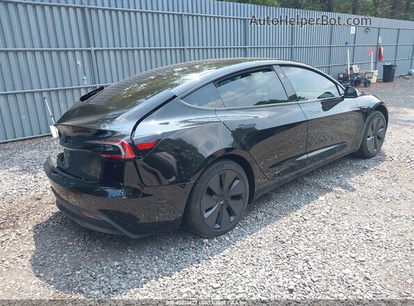 5YJ3E1EA6SF042070 2025 TESLA MODEL 3 Black Rear right