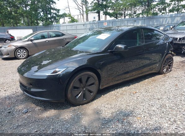 5YJ3E1EA6SF042070 2025 TESLA MODEL 3 Black Front left