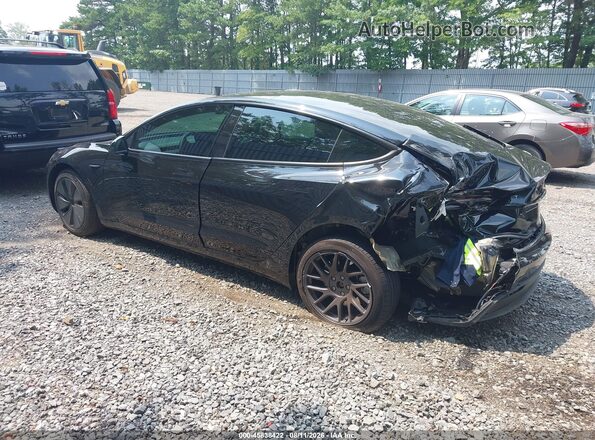 5YJ3E1EA6SF042070 2025 TESLA MODEL 3 Black Rear left